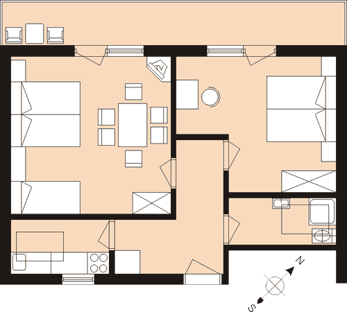 apartma za 5 oseb